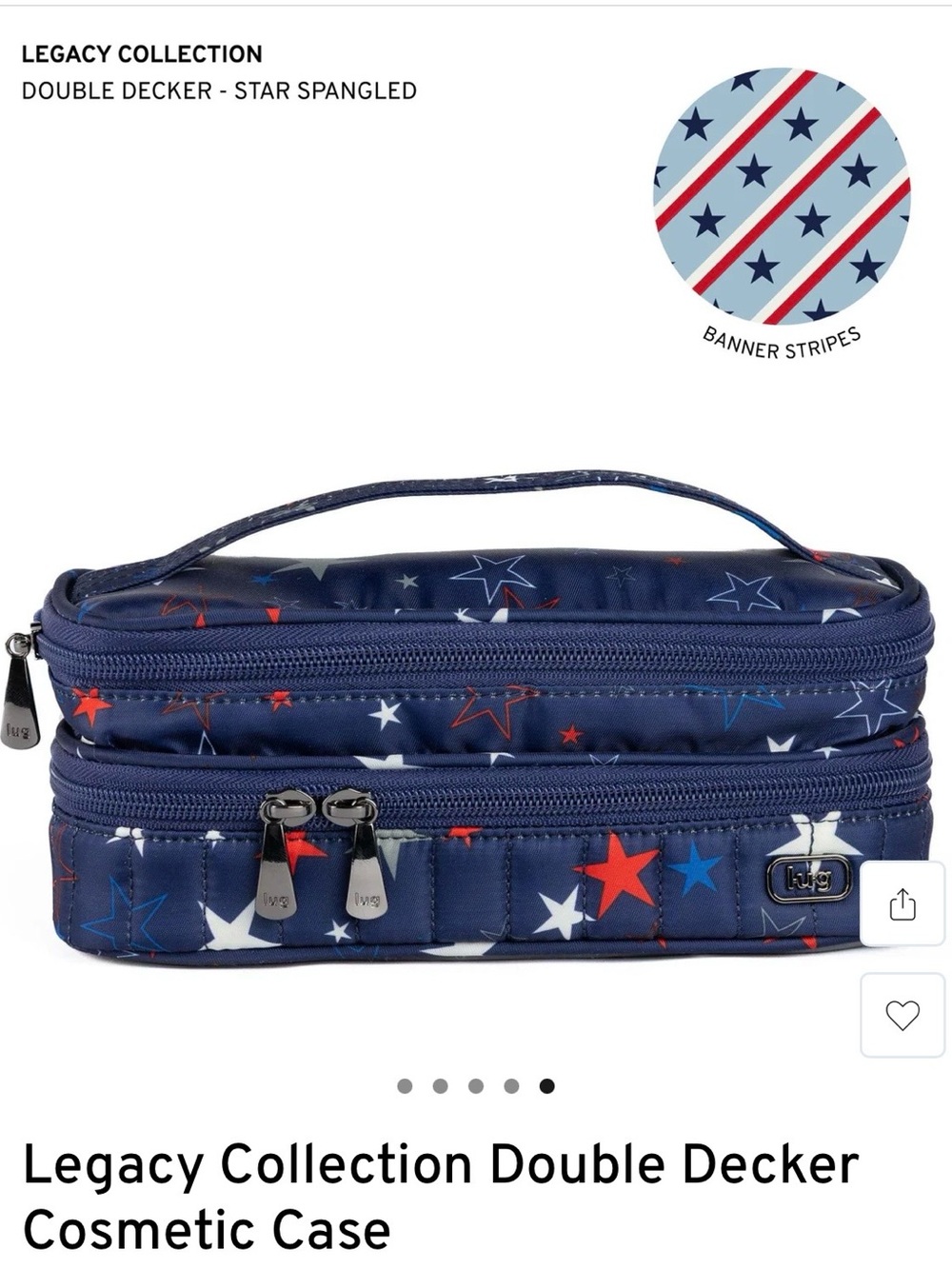 NWT- Legacy Double Decker Star Spangled